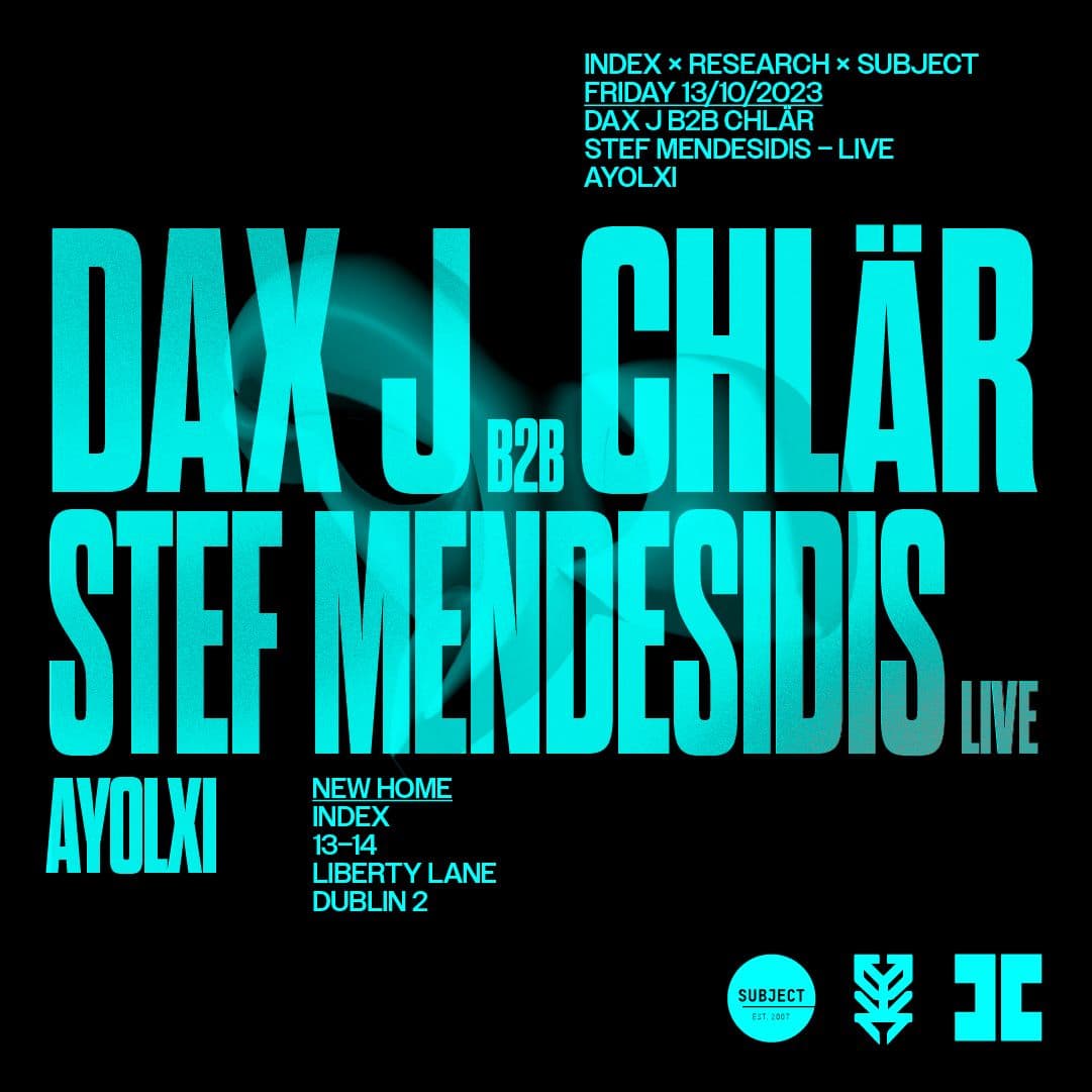 Dax J b2b Chlar & Stef Mendesidis - Live