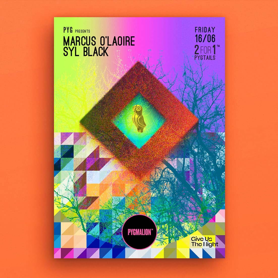 Pyg presents Marcus O'Laoire & Syl Black
